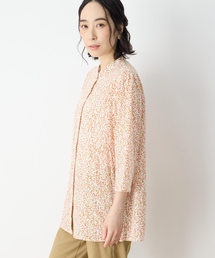 プリントロングシャツ【オーガニックコットン100%・大きいサイズあり】