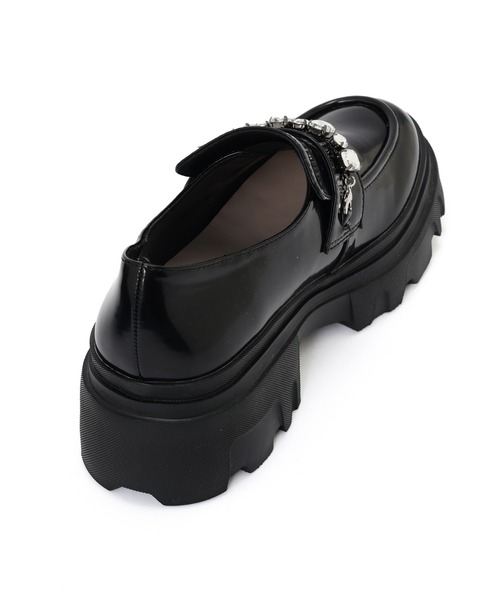 JILL by JILL STUART(ジルバイジルスチュアート)の「◇ビジュー付きカスタムローファー(ローファー・レディース・ブラック・LARGE/MEDIUM/SMALL)」の8枚目の写真
