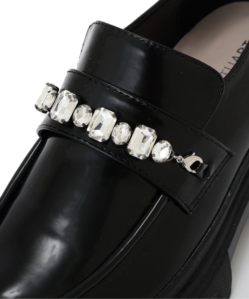 JILL by JILL STUART(ジルバイジルスチュアート)の「◇ビジュー付きカスタムローファー(ローファー・レディース・ブラック・LARGE/MEDIUM/SMALL)」の10枚目の写真