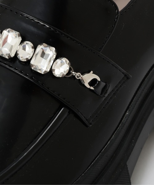 ◇ビジュー付きカスタムローファー（ローファー）｜JILL by JILL