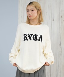 RVCA | RVCA/ルーカ BIG RVCA KNIT セーター BF044-650(ニット/セーター)