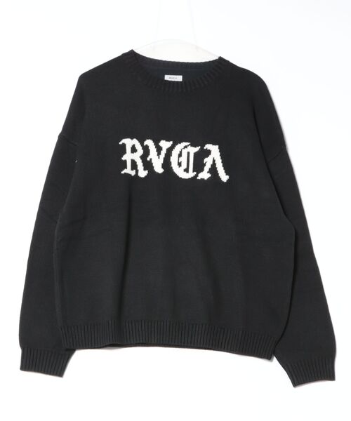 RVCA(ルーカ)の「RVCA/ルーカ BIG RVCA KNIT セーター BF044-650(ニット/セーター・レディース・ブラック/ホワイト・L/M)」の21枚目の写真