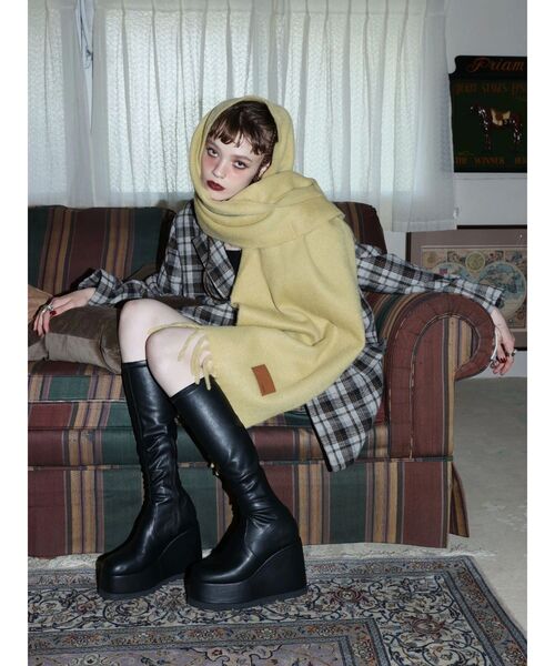 EVRIS（エヴリス）の「チェックルーズジャケット【セットアップ着用可能】（テーラードジャケット・レディース・ブラウン/グレー・FREE）」の22枚目の写真