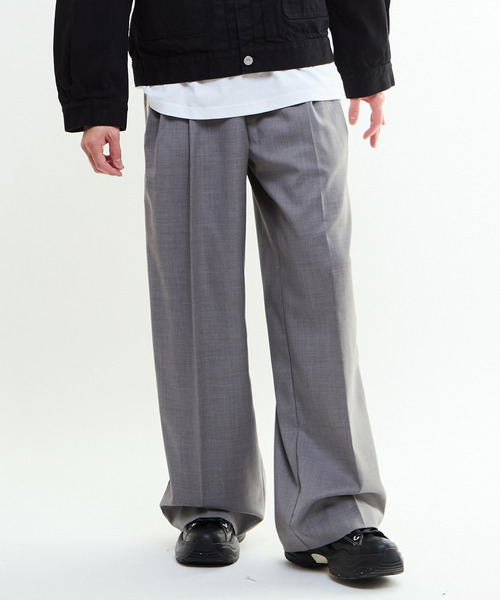 CONVERSE TOKYO(コンバーストウキョウ)の「SIDE LINE WIDE SLACKS(スラックス・レディース・ネイビー/ブラック/グレー・MEDIUM/SMALL)」の13枚目の写真