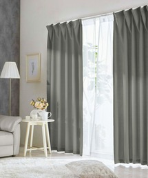 iellio（イエリオ）の「【3級遮光】カーテン&レース4枚組(同色タッセル付)（インテリア雑貨）」