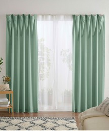 iellio（イエリオ）の「【3級遮光】カーテン&レース4枚組(同色タッセル付)（インテリア雑貨）」