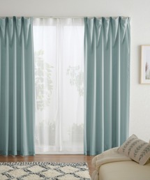 iellio（イエリオ）の「【3級遮光】カーテン&レース4枚組(同色タッセル付)（インテリア雑貨）」