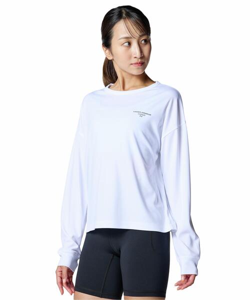 UNDER ARMOUR(アンダーアーマー)の「UAテック ロングスリーブ Tシャツ(トレーニング/レディース)(Tシャツ/カットソー・レディース・ホワイト・XL/L/M/S)」の1枚目の写真