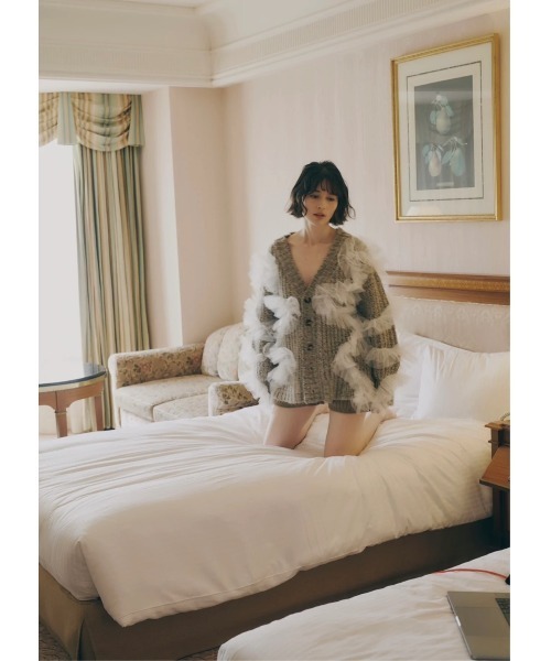 NOTREemor（ノートルエモア）の「plume nuance cardigan（ニット