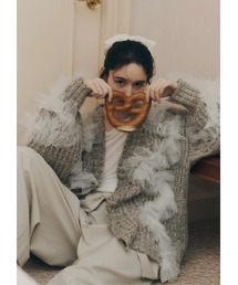 NOTREemor（ノートルエモア）の「plume nuance cardigan（ニット