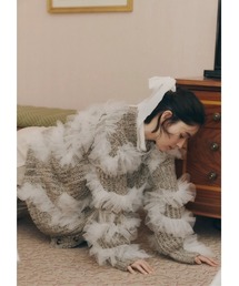 NOTREemor【新品未使用タグ付】plume nuance cardigan NOTREemor（ノートルエモア）の「plume nuance cardigan（ニット