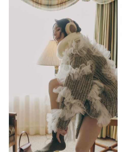 NOTREemor（ノートルエモア）の「plume nuance cardigan（ニット