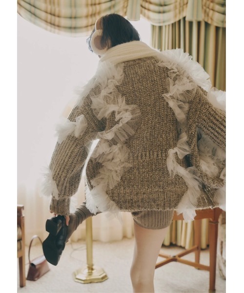 ノートルエモア　NOTREemor plume nuance cardigan plume nuance cardigan【2月上旬順次配送予定】 – NOTRE émor