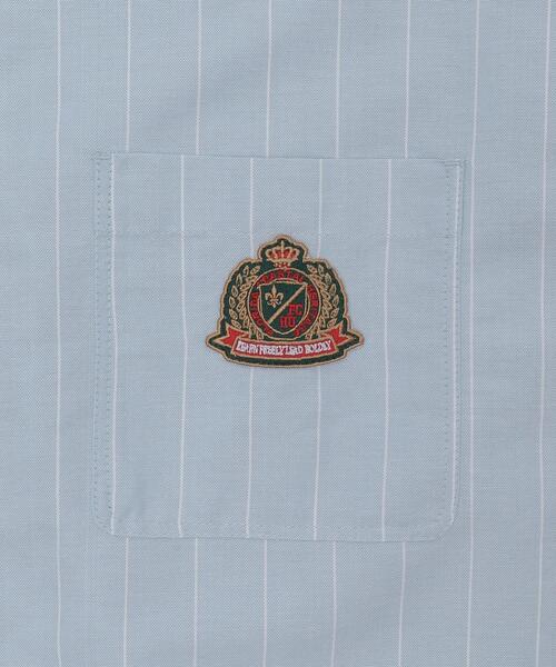 BROWNY(ブラウニー)の「BROWNY/オックスフォードエンブレムシャツ(シャツ/ブラウス・メンズ・ホワイト系その他4/ブルー系その他4・MEDIUM/LARGE)」の6枚目の写真