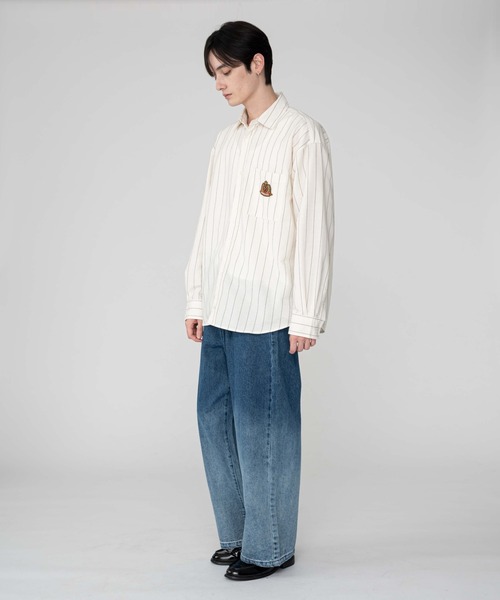 BROWNY(ブラウニー)の「BROWNY/オックスフォードエンブレムシャツ(シャツ/ブラウス・メンズ・ホワイト系その他4/ブルー系その他4・MEDIUM/LARGE)」の11枚目の写真