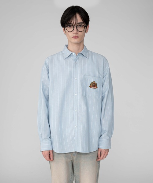 BROWNY(ブラウニー)の「BROWNY/オックスフォードエンブレムシャツ(シャツ/ブラウス・メンズ・ホワイト系その他4/ブルー系その他4・MEDIUM/LARGE)」の22枚目の写真