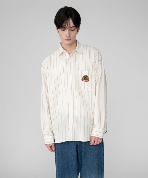 BROWNY(ブラウニー)の「BROWNY/オックスフォードエンブレムシャツ(シャツ/ブラウス・メンズ・ホワイト系その他4/ブルー系その他4・MEDIUM/LARGE)」の17枚目の写真