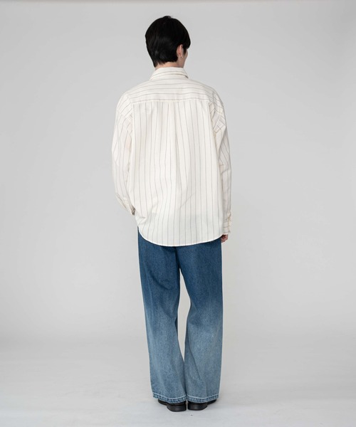 BROWNY(ブラウニー)の「BROWNY/オックスフォードエンブレムシャツ(シャツ/ブラウス・メンズ・ホワイト系その他4/ブルー系その他4・MEDIUM/LARGE)」の21枚目の写真