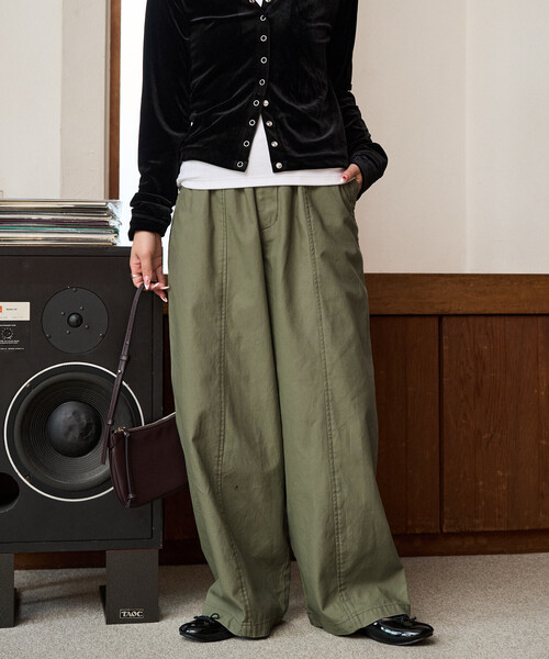 【限定品】FREAK'S STORE×universal overall パンツ FREAK'S STORE/ワイドストレート カーゴパンツ【限定展開