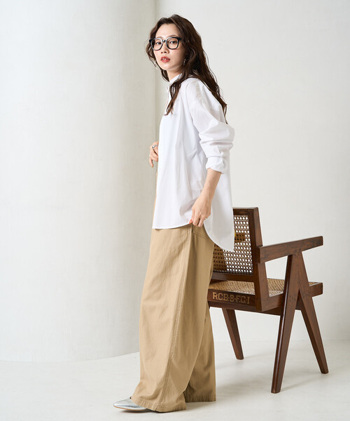 a♡様　　カーゴツイルボリュームパンツ THISIS カーゴパンツ ツイル 6ポケット メンズ レディース