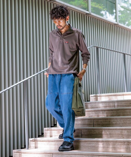 [新品]ナンガ　フリークスストア別注　neo-PRO スピンドル ロンT L NANGA/別注 neo-PRO スピンドル ポケット ロングスリーブTシャツ