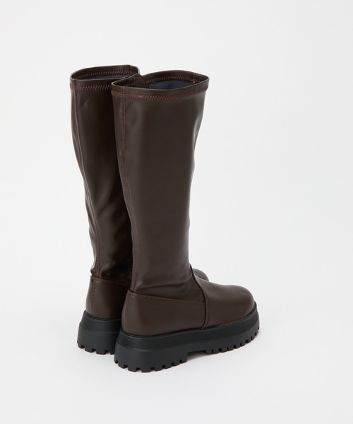 COLONY 2139（コロニートゥーワンスリーナイン）の「厚底ストレッチブーツ（ブーツ・レディース・ブラウン/ブラック・MEDIUM/LARGE）」の20枚目の写真