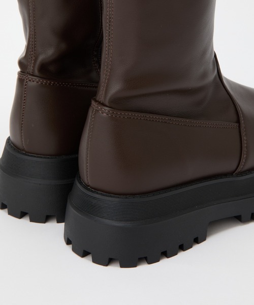 COLONY 2139（コロニートゥーワンスリーナイン）の「厚底ストレッチブーツ（ブーツ・レディース・ブラウン/ブラック・MEDIUM/LARGE）」の21枚目の写真