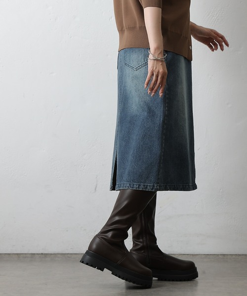 COLONY 2139（コロニートゥーワンスリーナイン）の「厚底ストレッチブーツ（ブーツ・レディース・ブラウン/ブラック・MEDIUM/LARGE）」の14枚目の写真