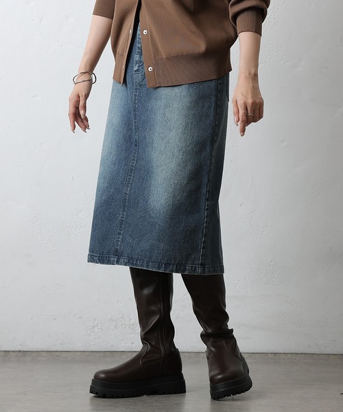 COLONY 2139（コロニートゥーワンスリーナイン）の「厚底ストレッチブーツ（ブーツ・レディース・ブラウン/ブラック・MEDIUM/LARGE）」の17枚目の写真