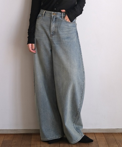 AKTE バギートップデニムパンツ AKTE]バギートップデニムパンツ | KOBUNSHA SELECT SHOP | [AKTE