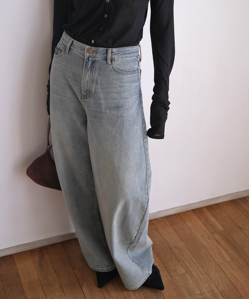 AKTE バギートップデニムパンツ AKTE]バギートップデニムパンツ | KOBUNSHA SELECT SHOP | [AKTE