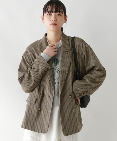 RAGEBLUE（レイジブルー）の「グランパダブルテーラードジャケット/セットアップ対応（テーラードジャケット・レディース・ブラック系/ダークブラウン/ブラウン系/その他19・FREE）」の9枚目の写真