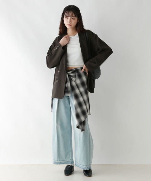 RAGEBLUE（レイジブルー）の「グランパダブルテーラードジャケット/セットアップ対応（テーラードジャケット・レディース・ブラック系/ダークブラウン/ブラウン系/その他19・FREE）」の11枚目の写真