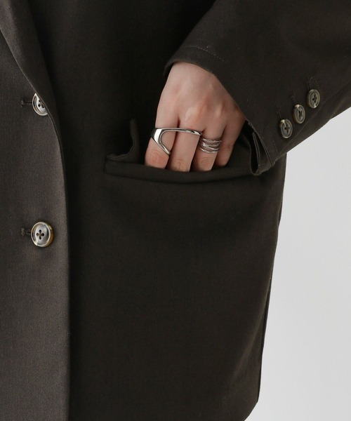 RAGEBLUE（レイジブルー）の「グランパダブルテーラードジャケット/セットアップ対応（テーラードジャケット・レディース・ブラック系/ダークブラウン/ブラウン系/その他19・FREE）」の21枚目の写真