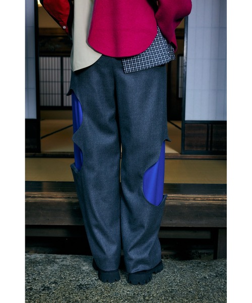 ENFOLD(エンフォルド)の「ソフトサキソニー Pondトラウザー(その他パンツ・レディース・チャコールグレー/ブラック・38/36)」の13枚目の写真