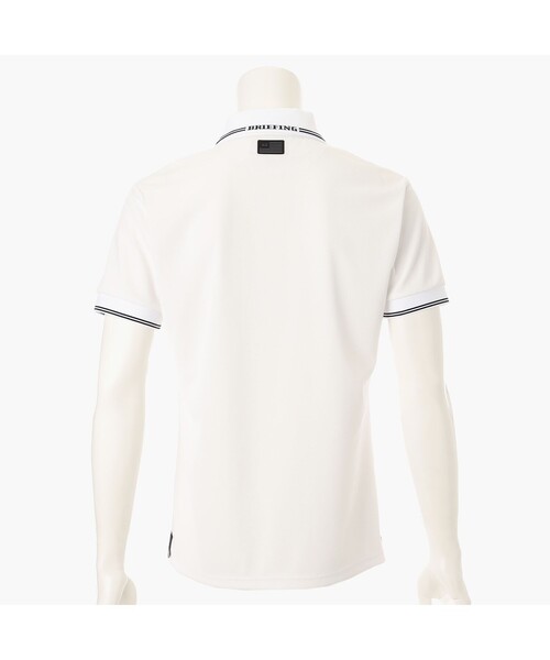 BRIEFING（ブリーフィング）の「【BRIEFING GOLF／ブリーフィングゴルフ】LA MEN’S MINI LINE POLO（ポロシャツ・メンズ・ホワイト/ブルー/ベージュ/ブラック・M/L/S/XL）」の6枚目の写真