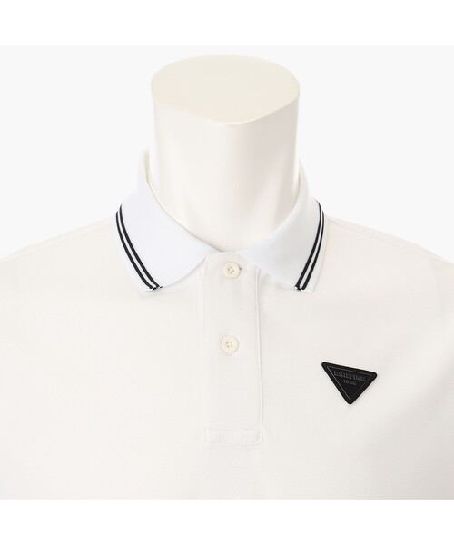 BRIEFING（ブリーフィング）の「【BRIEFING GOLF／ブリーフィングゴルフ】LA MEN’S MINI LINE POLO（ポロシャツ・メンズ・ホワイト/ブルー/ベージュ/ブラック・M/L/S/XL）」の8枚目の写真