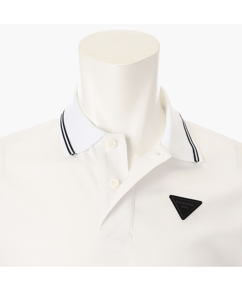 BRIEFING（ブリーフィング）の「【BRIEFING GOLF／ブリーフィングゴルフ】LA MEN’S MINI LINE POLO（ポロシャツ・メンズ・ホワイト/ブルー/ベージュ/ブラック・M/L/S/XL）」の9枚目の写真