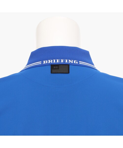 BRIEFING（ブリーフィング）の「【BRIEFING GOLF／ブリーフィングゴルフ】LA MEN’S MINI LINE POLO（ポロシャツ・メンズ・ホワイト/ブルー/ベージュ/ブラック・M/L/S/XL）」の15枚目の写真