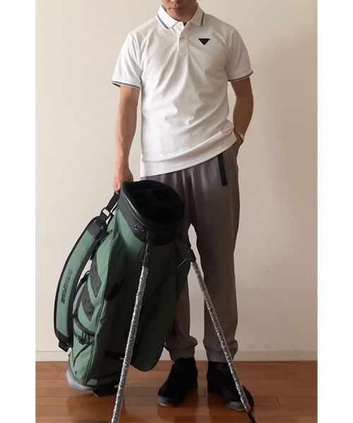 BRIEFING（ブリーフィング）の「【BRIEFING GOLF／ブリーフィングゴルフ】LA MEN’S MINI LINE POLO（ポロシャツ・メンズ・ホワイト/ブルー/ベージュ/ブラック・M/L/S/XL）」の5枚目の写真