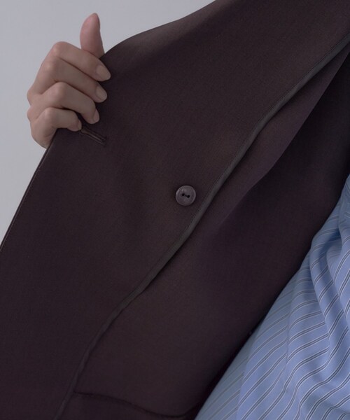 GALLEST（ギャレスト）の「Comfy SET UP｜ダブルブレストイージージャケット【セットアップ対応】（テーラードジャケット・レディース・ブラック/ブラウン系その他/ベージュ・40/38/36）」の20枚目の写真