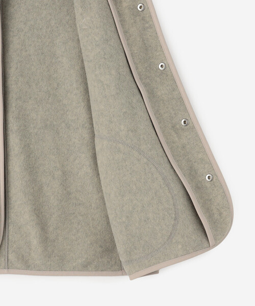 DANTON | フリース カラーレスジャケット WOMEN（ノーカラージャケット