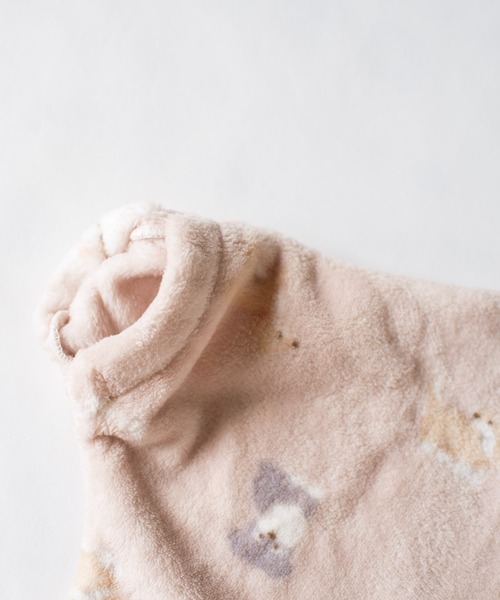 mocmof（モクモフ）の「アニマル総柄 ベビー おくるみ（おくるみ・キッズ・アイボリー/グリーン系その他3/ピンク・M size/S size）」の6枚目の写真