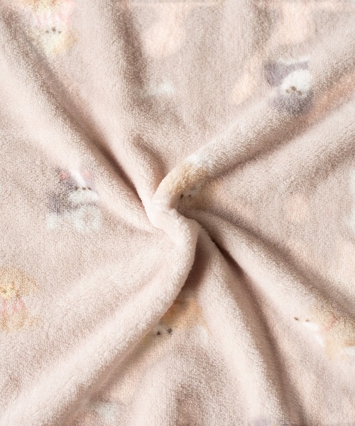 mocmof（モクモフ）の「アニマル総柄 ベビー おくるみ（おくるみ・キッズ・アイボリー/グリーン系その他3/ピンク・M size/S size）」の9枚目の写真