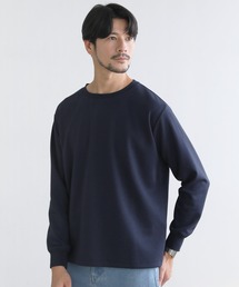 【抗ピリング・抗しわ】ハイポンチ長袖カットソー