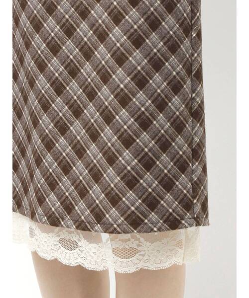 CALNAMUR（カルナムール）の「ハーフレングスタイトスカート（スカート・レディース・ダークブラウン/その他/グレー・FREE）」の5枚目の写真