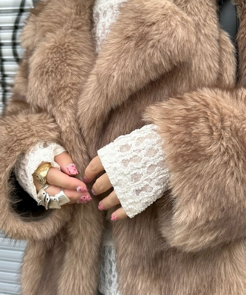 ボリューミーファーコート（その他アウター）｜Alley Tokyo（アリー