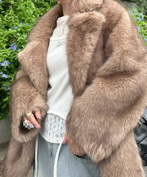 ボリューミーファーコート（その他アウター）｜Alley Tokyo