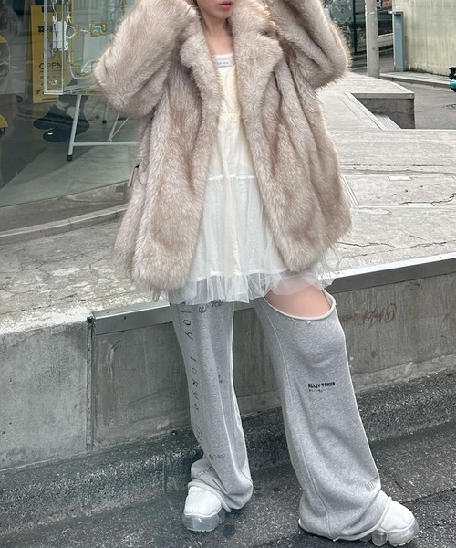 ボリューミーファーコート（その他アウター）｜Alley Tokyo