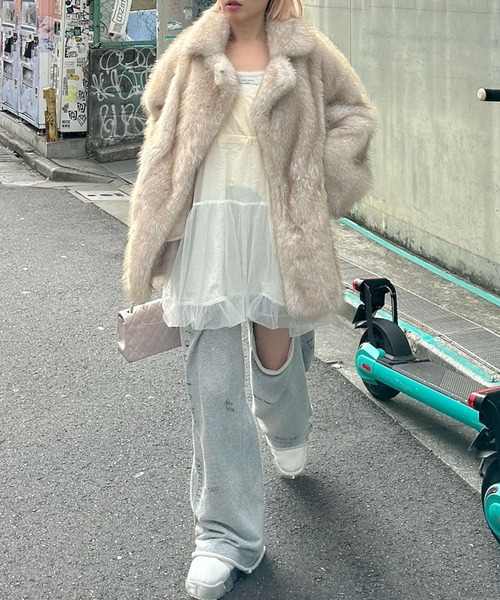 ボリューミーファーコート（その他アウター）｜Alley Tokyo